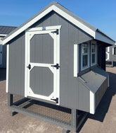 06X12 Quaker Combination Coop LP Panel Siding Located in Mobridge South Dakota