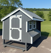 06X12 Quaker Combination Coop LP Panel Siding Located in Mobridge South Dakota