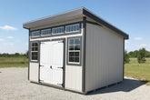 10X12 Modern Backyard Shed Package Located in La Crosse