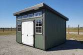 10X12 Modern Backyard Shed Package Located in Tomah Wisconsin