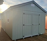 12X20 Utility Ranch Wood Panel Shed Located in Tomah Wisconsin