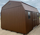 12X16 Utility High Barn Wood Panel Shed Located in Mankato Minnesota
