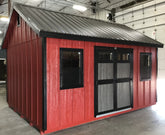 12X16 With Board & Batten Siding ** Roofline - 7/12 Classic Gable** Located in Milbank South Dakota JCT 15 & 12