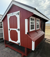 06X12 Quaker Combination Coop Located in St. Croix Falls, Wisconsin