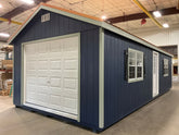 14X32 Garage With Wood Panel Siding Located in Breckenridge Minnesota