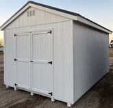 10X16 Basic Backyard Shed Located in Milbank South Dakota