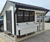 06X12 Quaker Combination Coop Located in Milbank South Dakota