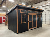 10x16 Modern Backyard Shed Located in Tomah Wisconsin