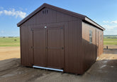 12X24 Basic Backyard Shed Located in Mobridge South Dakota
