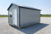 10X16 Tuff Rib Steel Shed Located in Milbank South Dakota