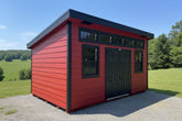 10X16 Modern Backyard Shed Package Located in Cannon Falls