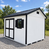 10X12 With Wood Panel Siding Located in Webster South Dakota