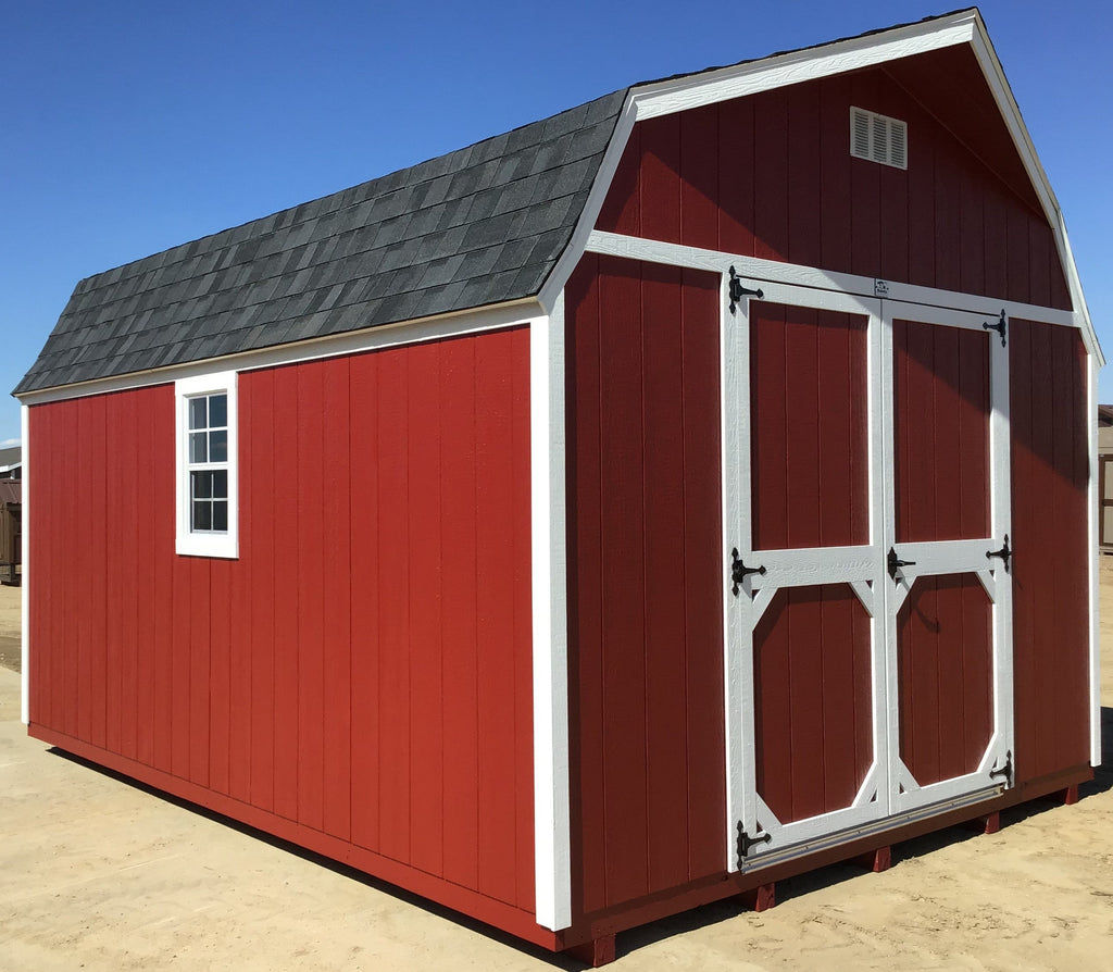 12X16 High Barn Wood Style Shed Located in Milbank South Dakota