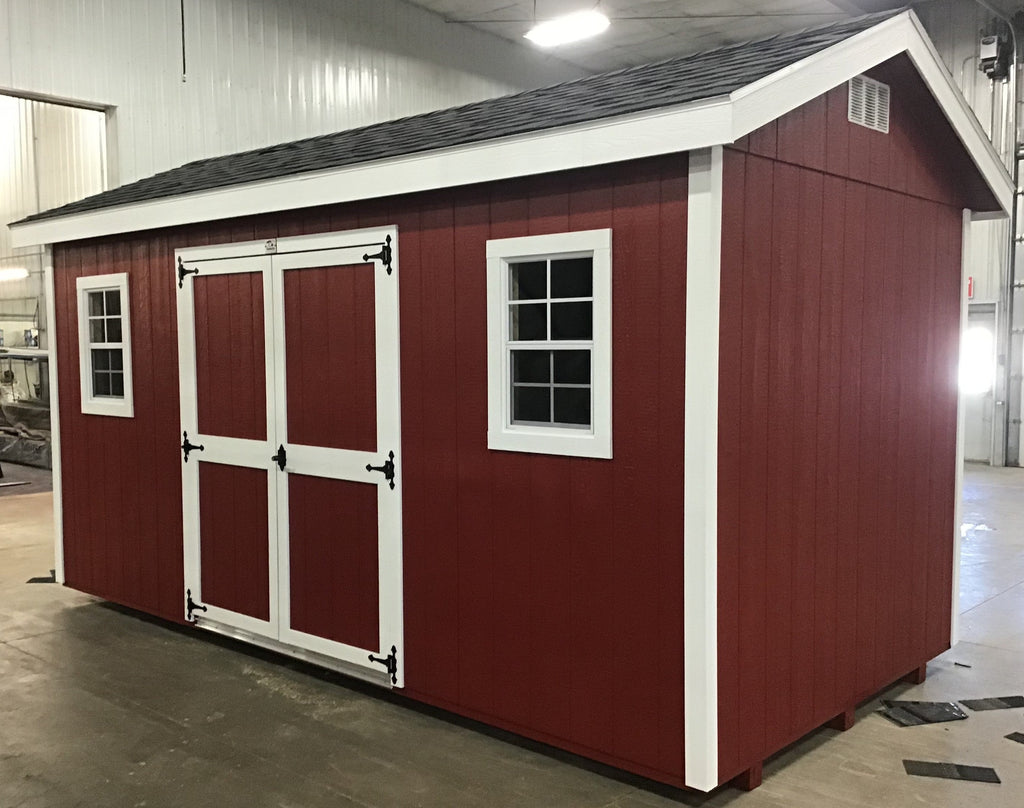 08X16 5/12 Ranch Gable Style Wood Shed Located in Delano Minnesota