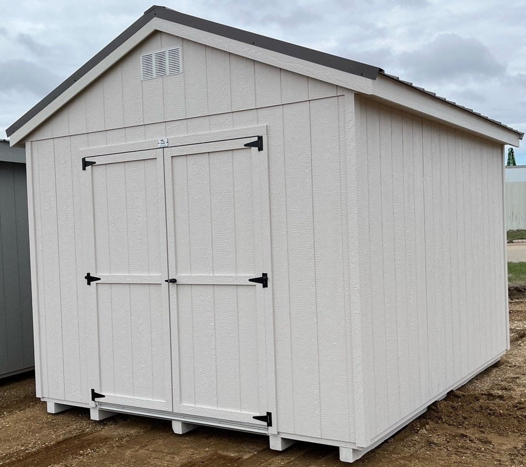 10X12 Utility Ranch Wood Panel Shed Located in Granite Falls Minnesota