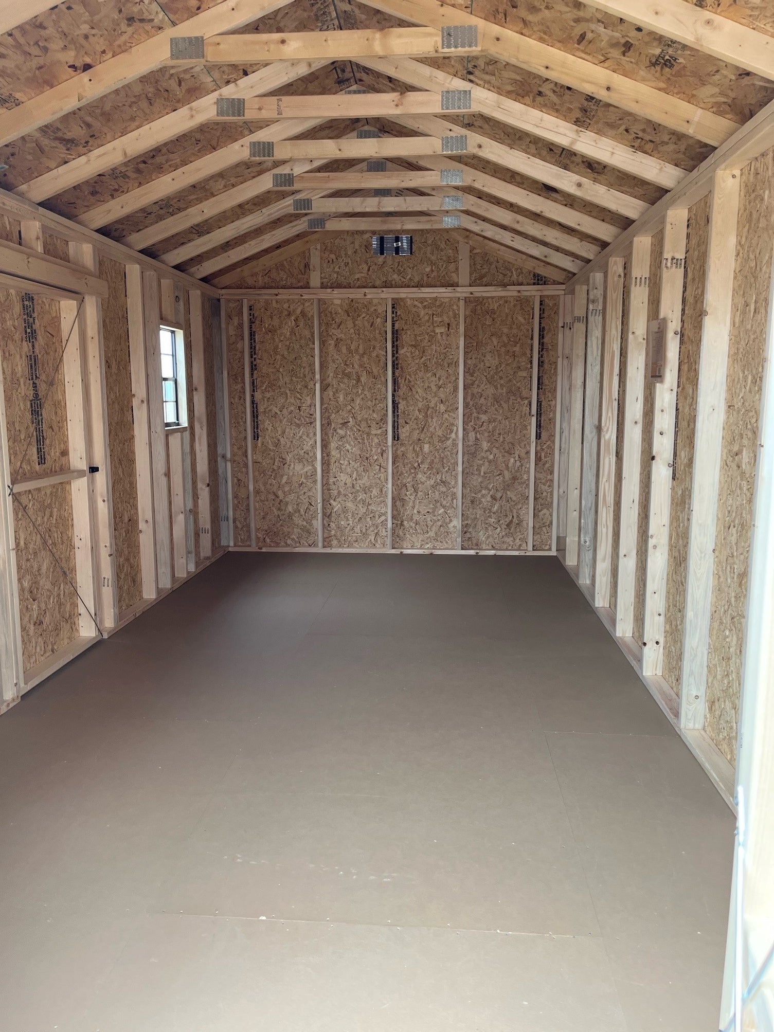 10X20 Utility Ranch Wood Panel Shed Located in Breckenridge Minnesota ...