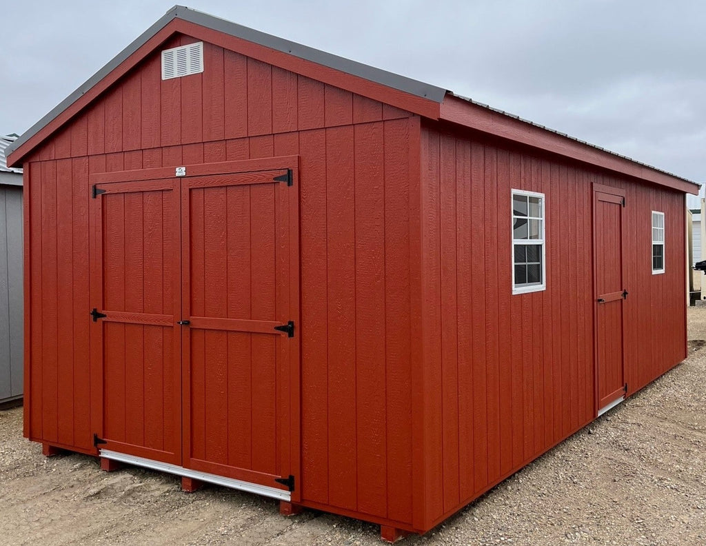 12X24 Utility Ranch Wood Panel Shed Located in Mobridge South Dakota