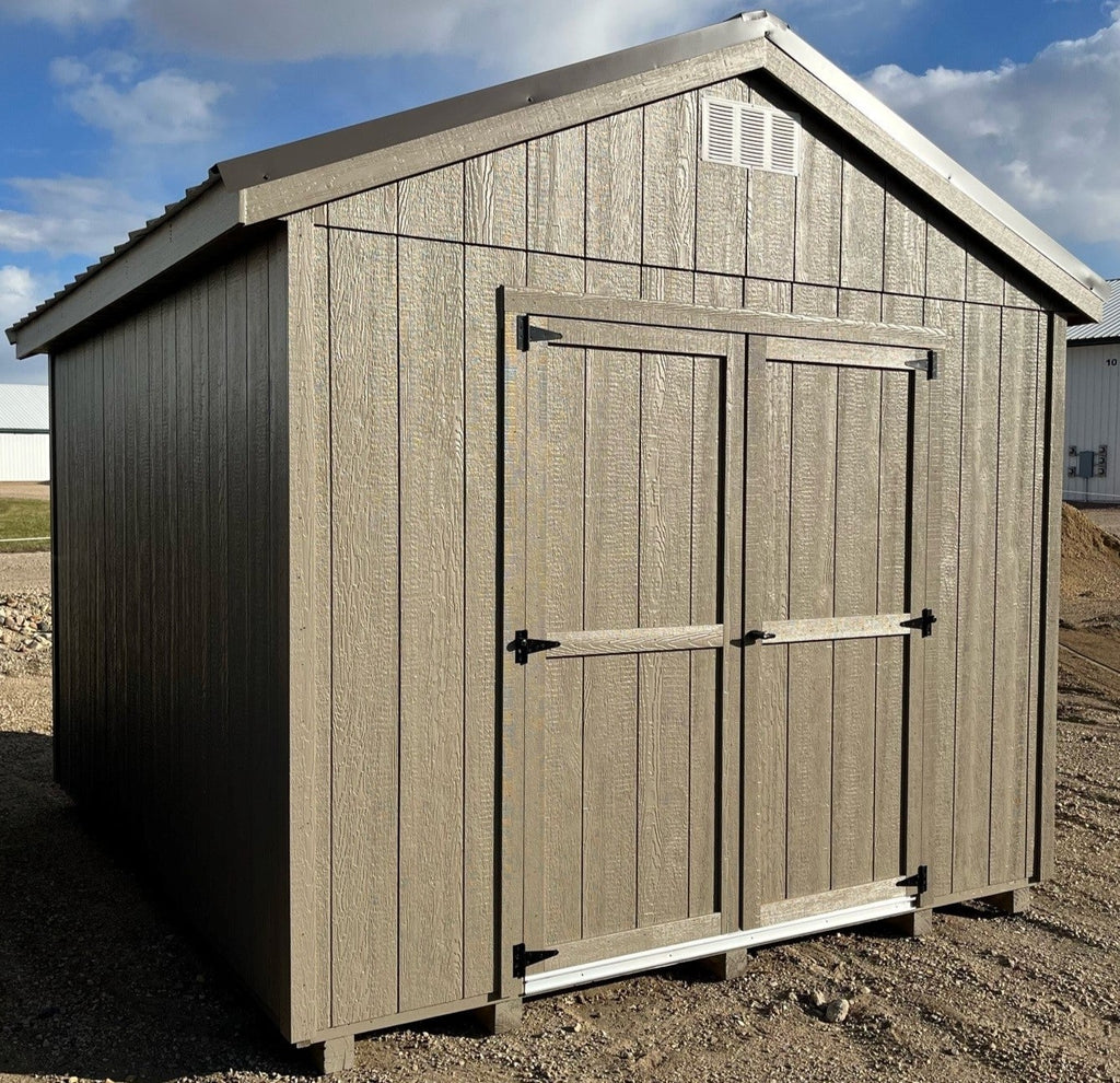 10X12 Utility Ranch Wood Panel Shed Located in Brainerd Minnesota
