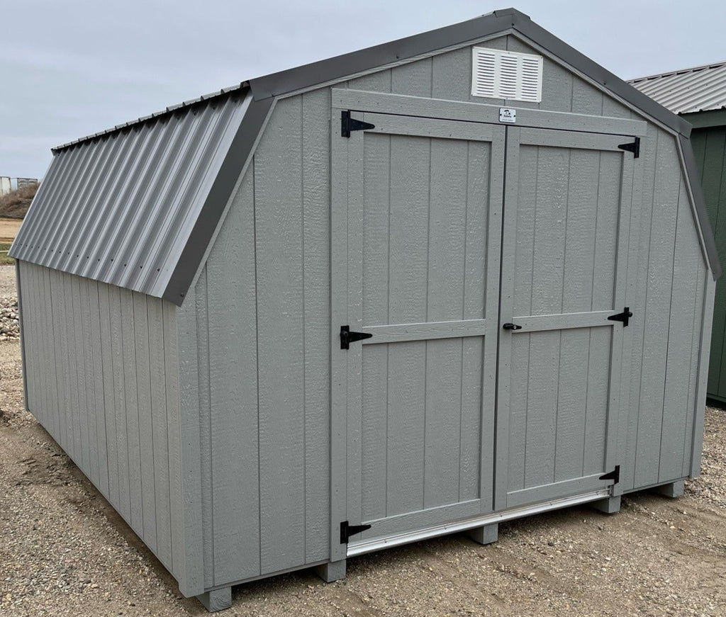 10X12 Utility Low Barn Wood Panel Shed Located in Sisseton South Dakota