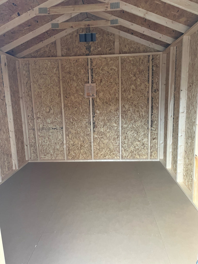 10X12 Utility Ranch Wood Panel Shed Located in Milbank South Dakota