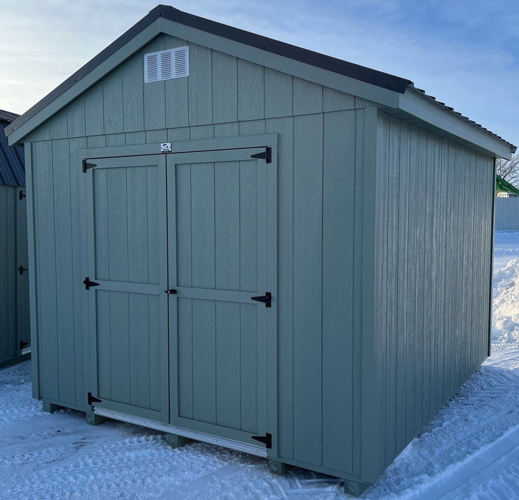 10X12 Utility Ranch Wood Panel Shed Located in Milbank South Dakota