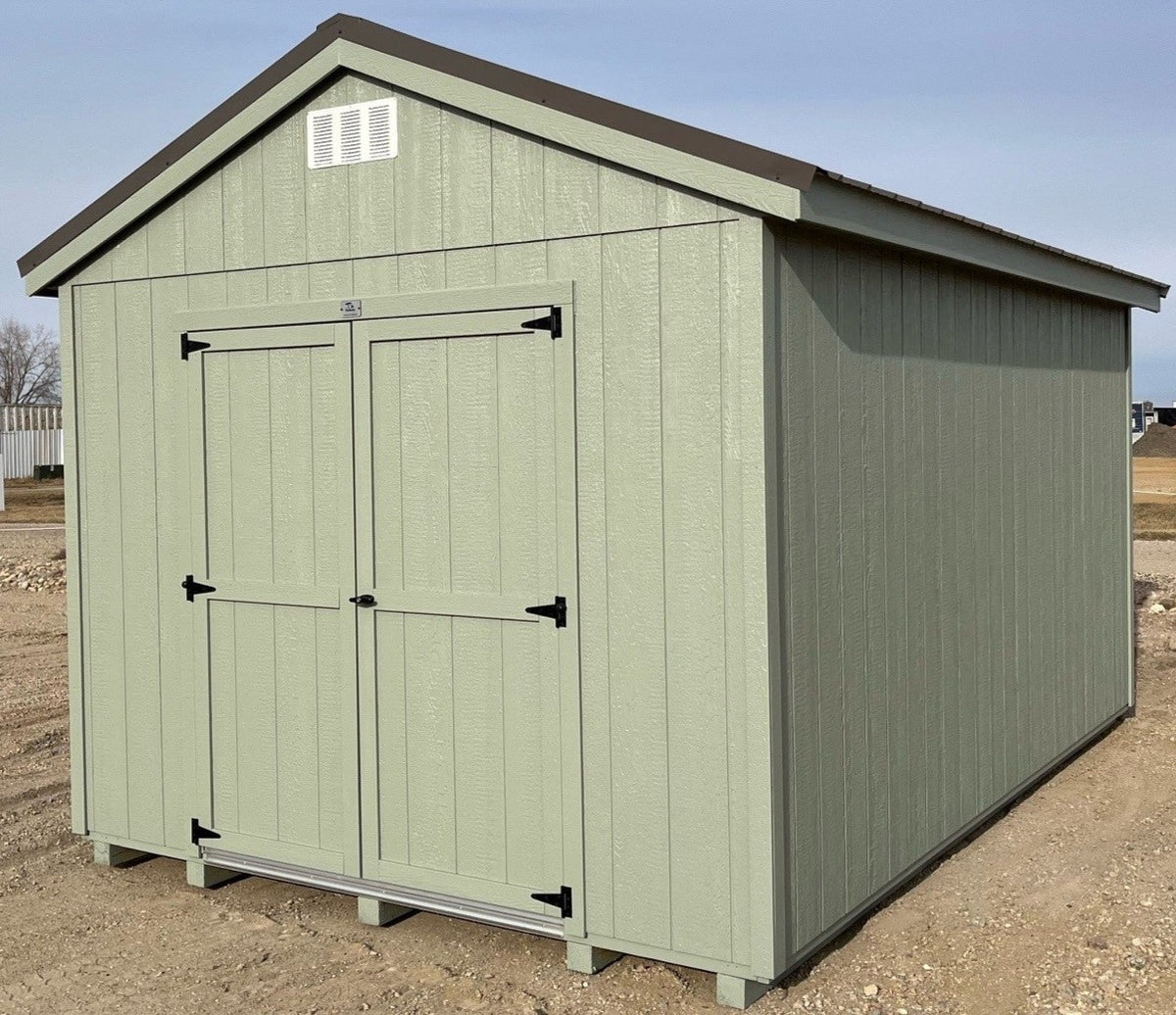 10x16 Utility Ranch Wood Panel Shed Located In Sisseton South Dakota Dakota Storage Buildingsllc