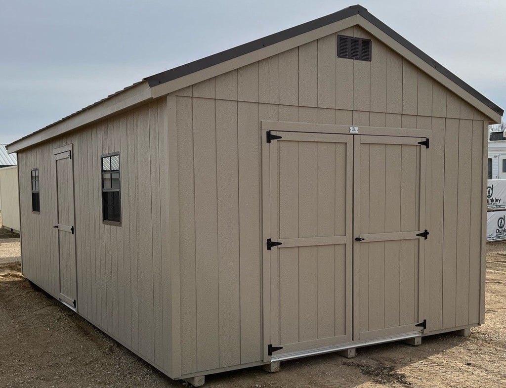 12X24 Utility Ranch Wood Panel Shed Located in Sisseton South Dakota