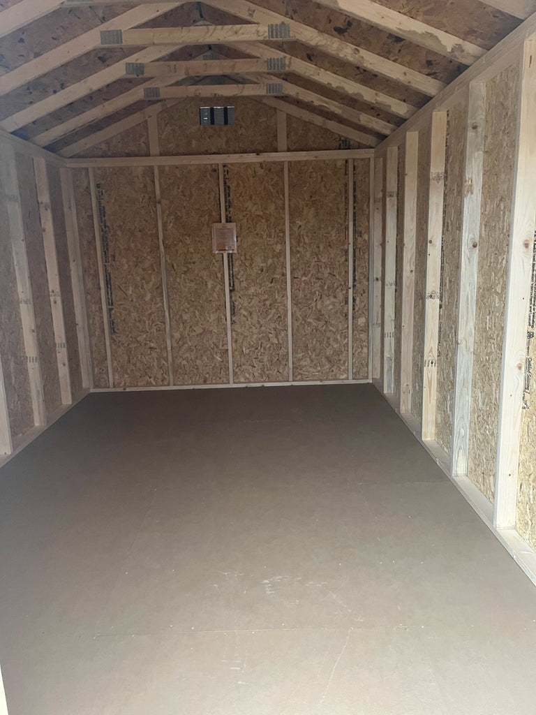 10X16 Utility Ranch Wood Panel Shed Located in Volga South Dakota