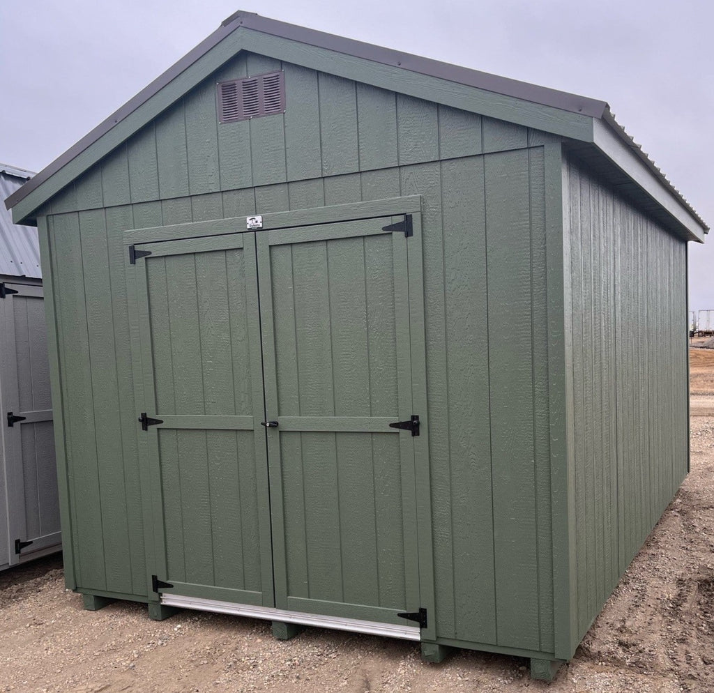 10X16 Utility Ranch Wood Panel Shed Located in Milbank South Dakota
