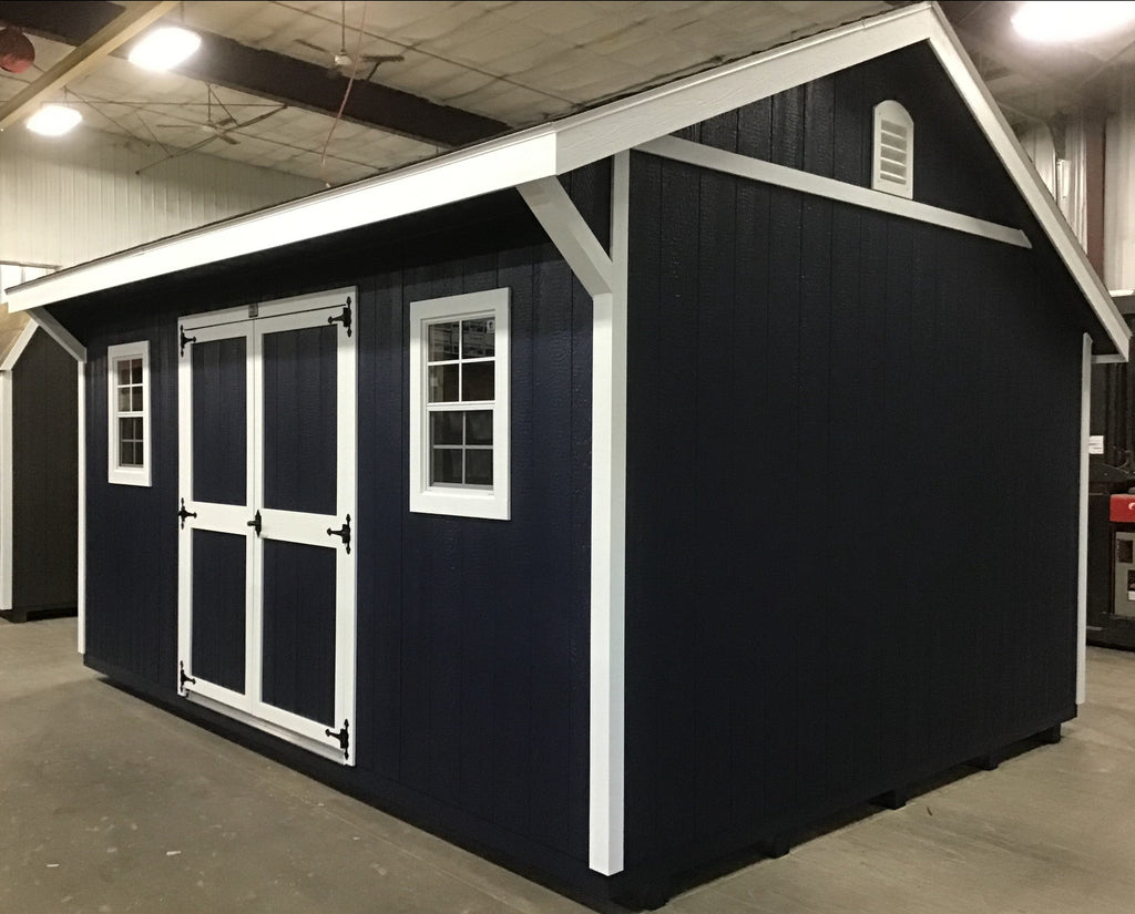 12X16 Everyday Backyard Shed Package With Wood Panel Siding Located in Mankato Minnesota