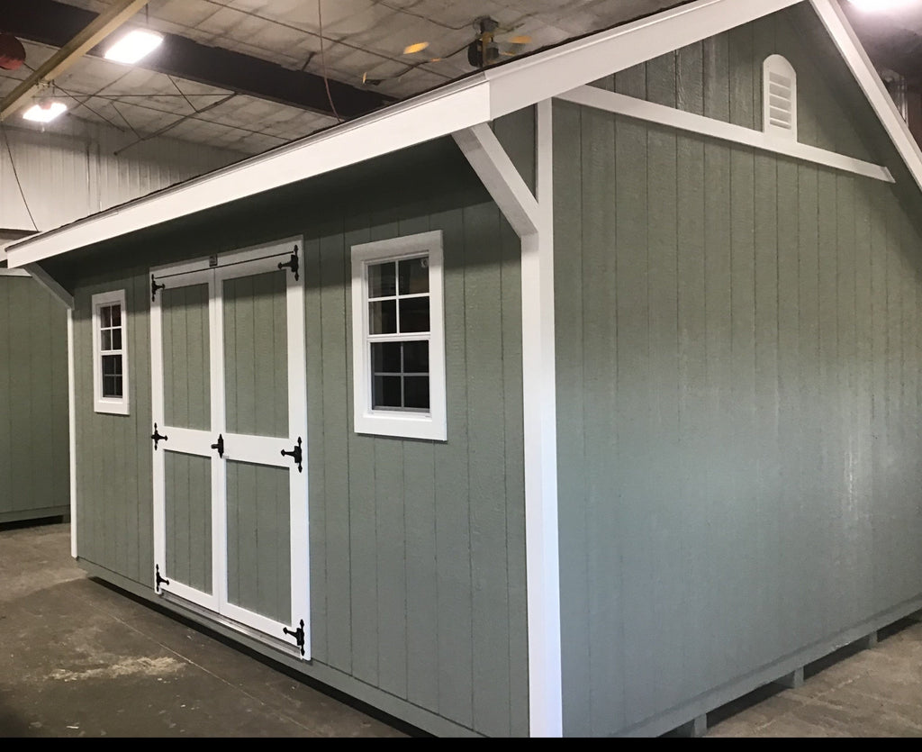 12X16 Everyday Backyard Shed Package With Wood Panel Siding Located in Ham Lake Minnesota