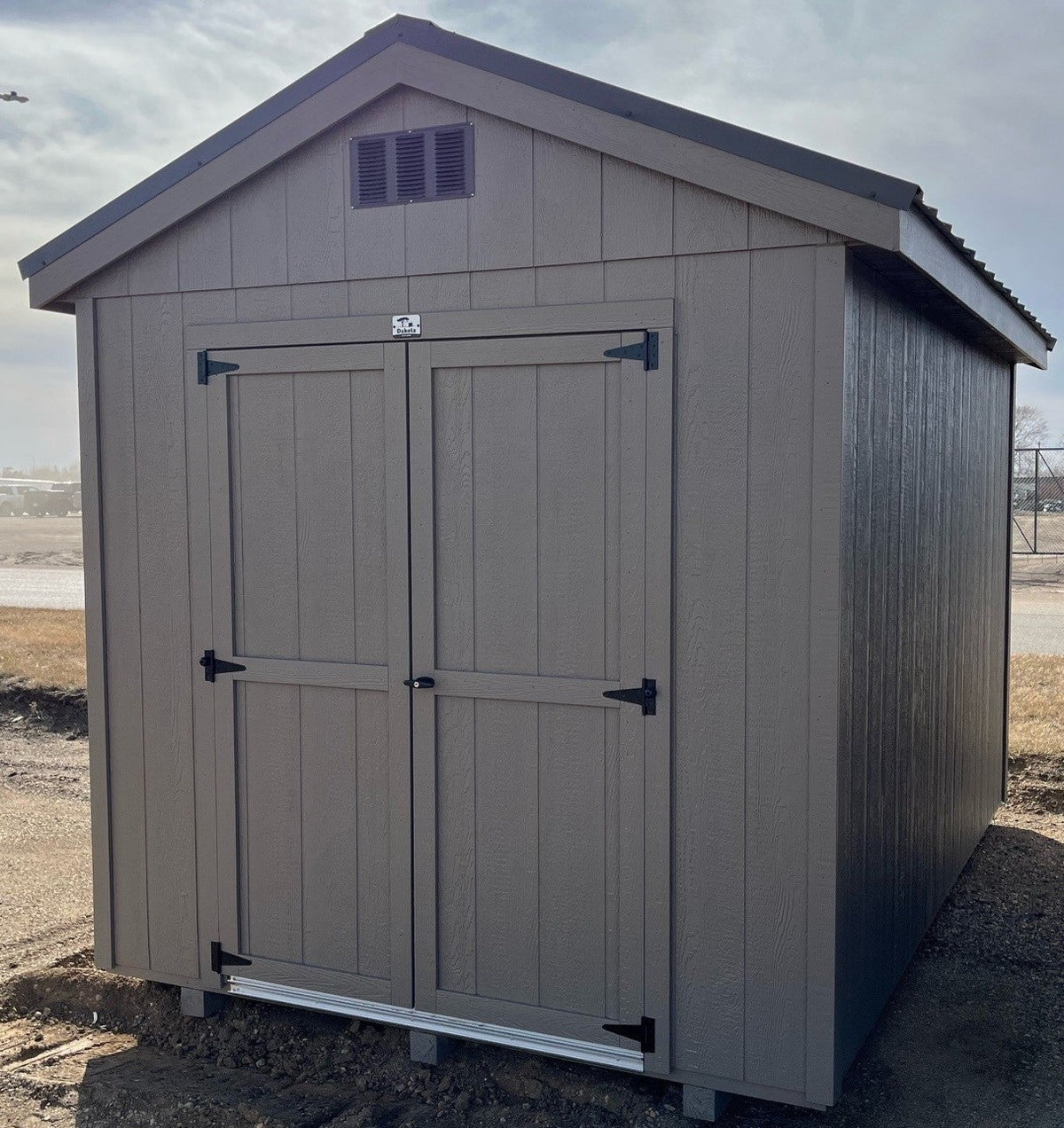 08x12 Utility Ranch Wood Panel Shed Located In Milbank South Dakota Dakota Storage Buildingsllc
