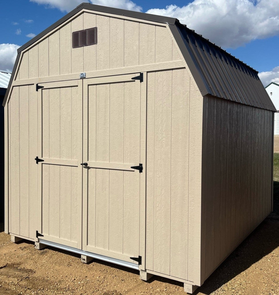 10X12 Utility High Barn Wood Panel Shed Located in Volga South Dakota