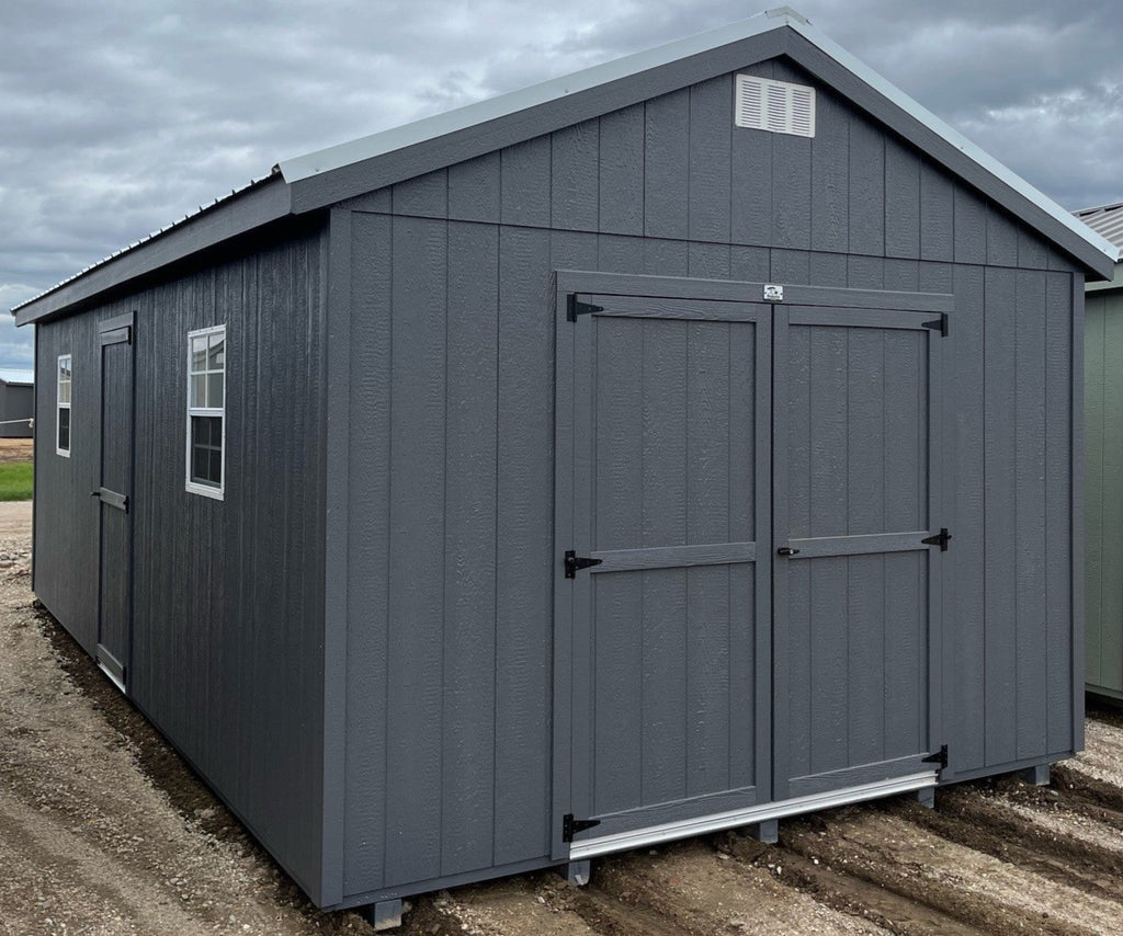 12X24 Utility Ranch Wood Panel Shed Located in Milbank South Dakota