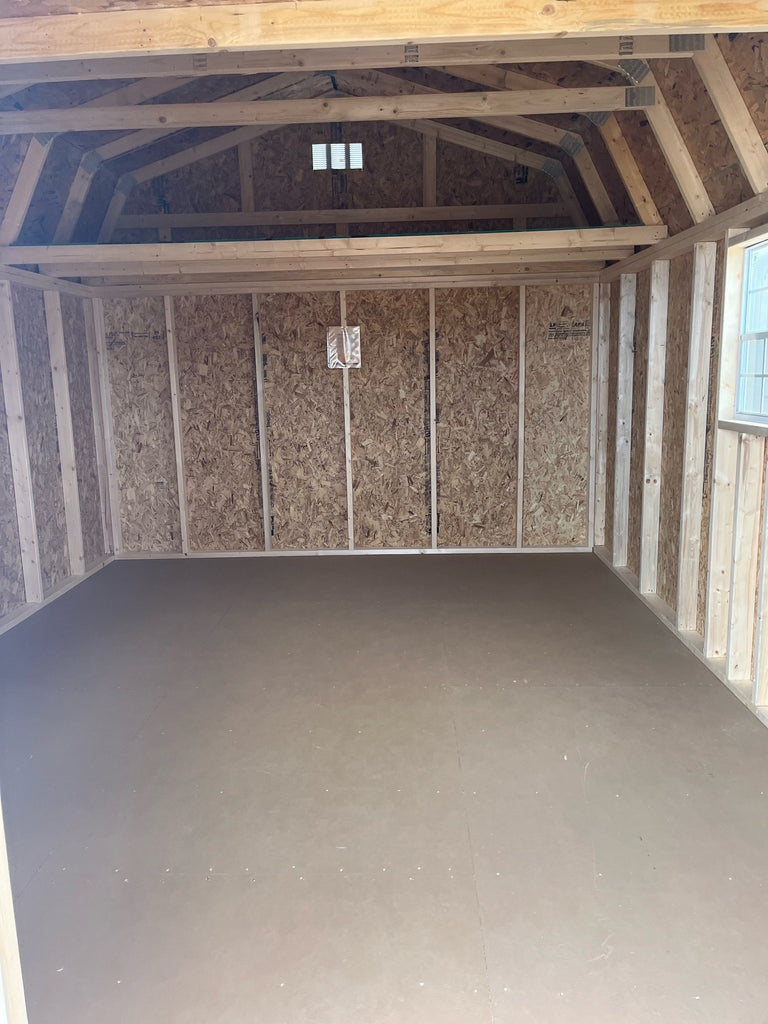 12x16 Utility High Barn Wood Panel Shed Located In Milbank South Dakot Dakota Storage
