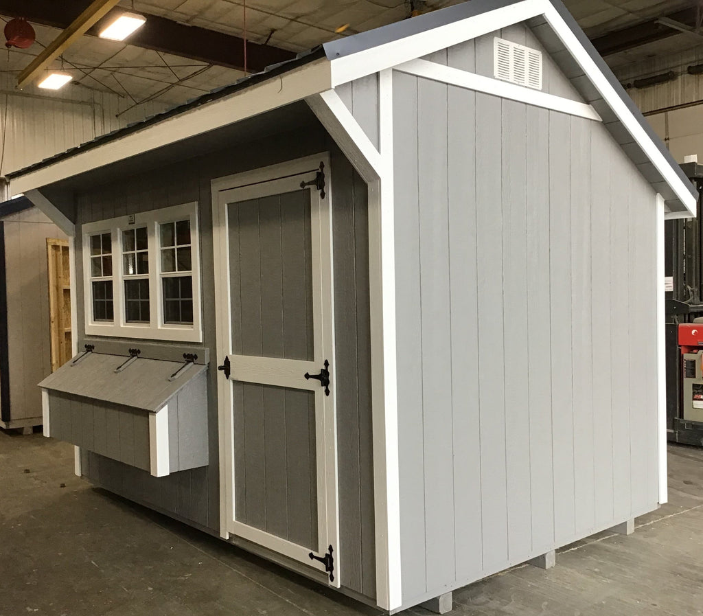 coops 6' X 12' Chicken Run with Metal Top