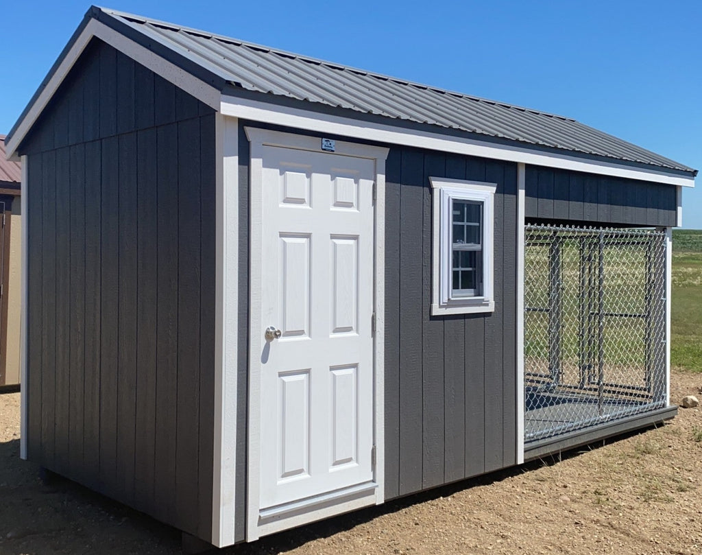 08X16 Ranch Dog Kennel LP Wood Panel Located in Madison South Dakota