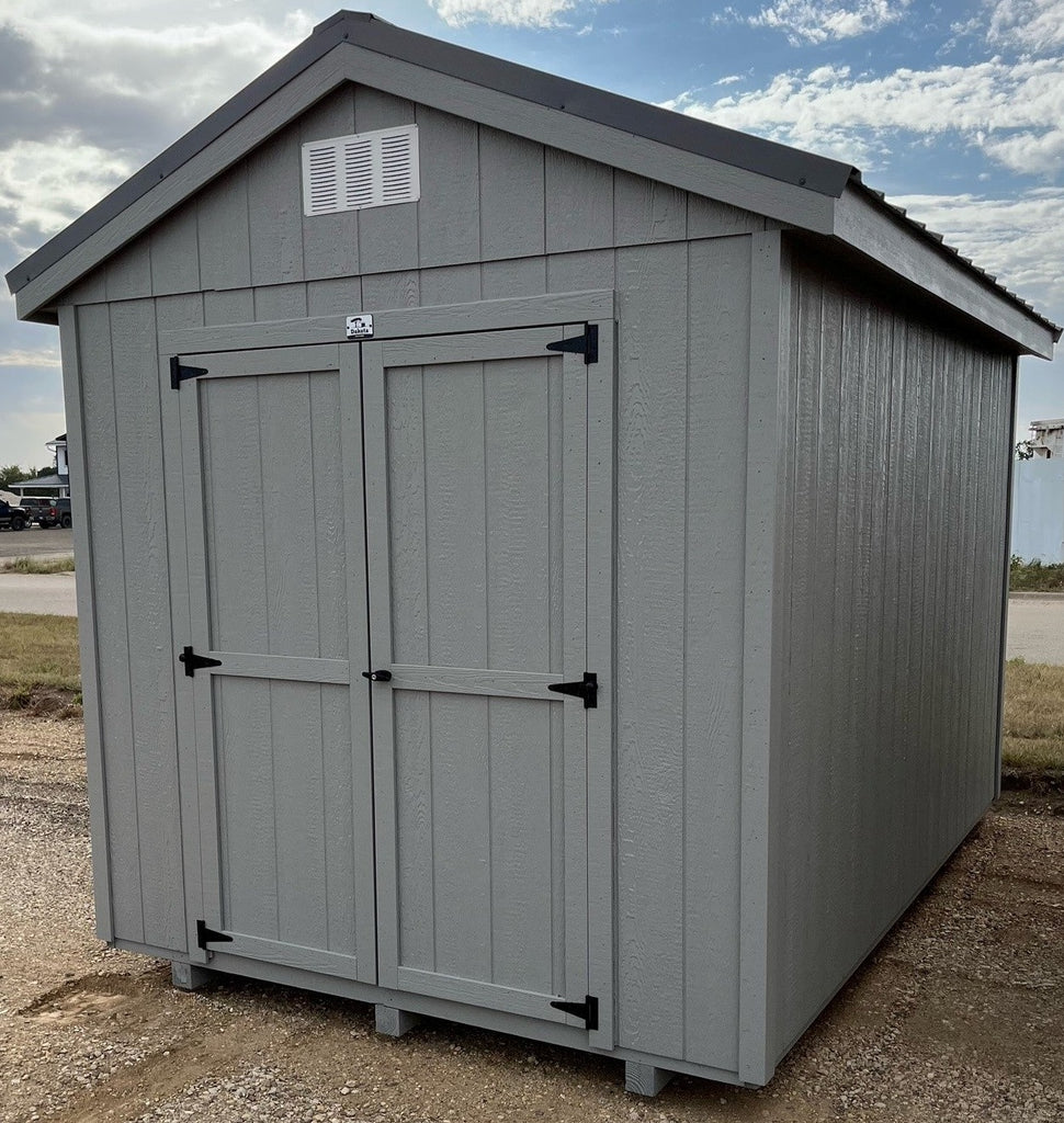08X12 Utility Ranch Wood Panel Shed Located in Luverne Minnesota