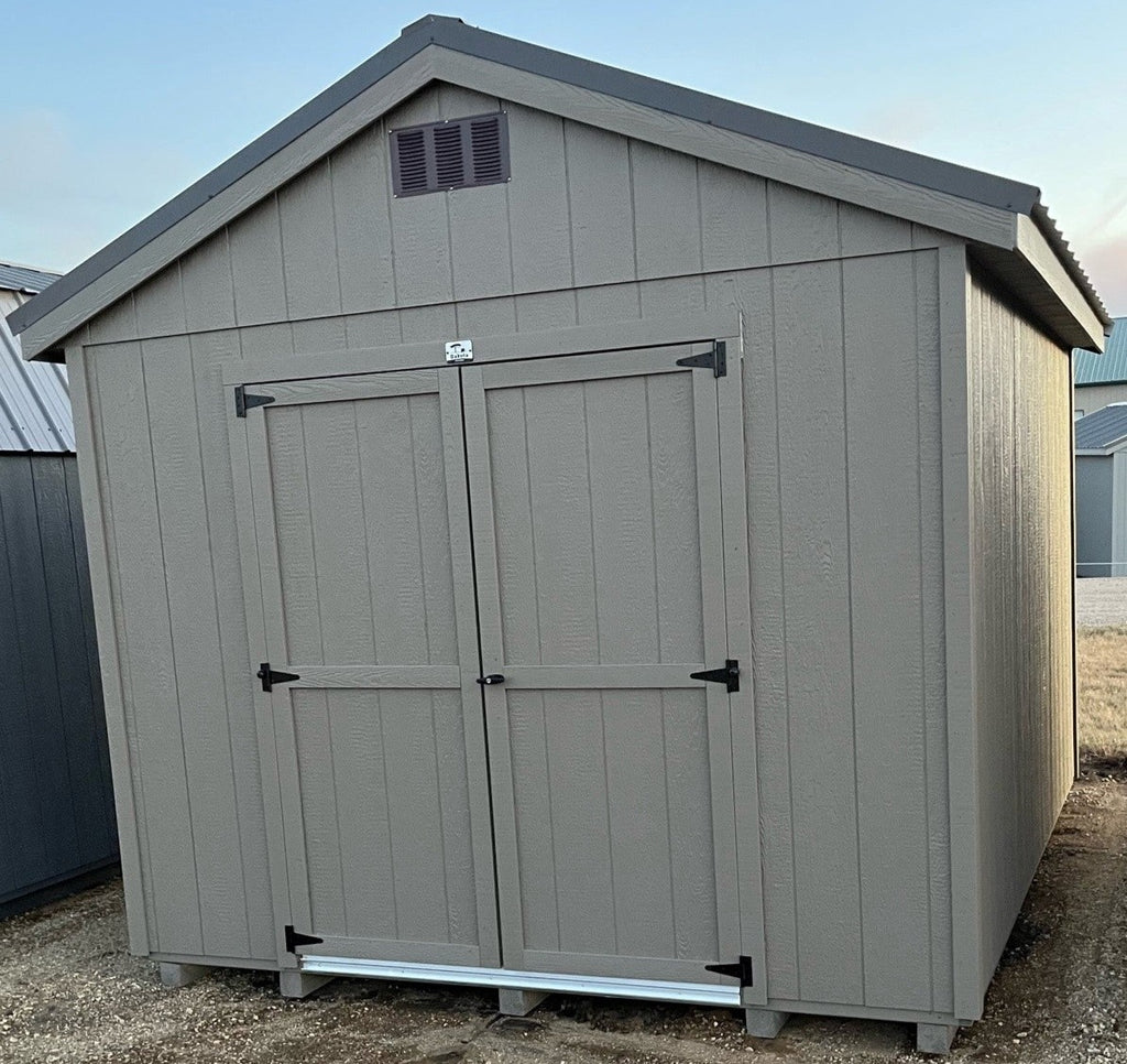 10X12 Utility Ranch Wood Panel Shed Located in Watertown South Dakota HWY 81