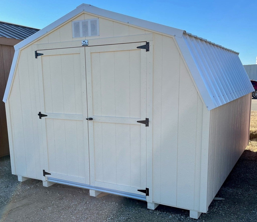 10X12 Utility Low Barn Wood Panel Shed Located in Brownton Minnesota
