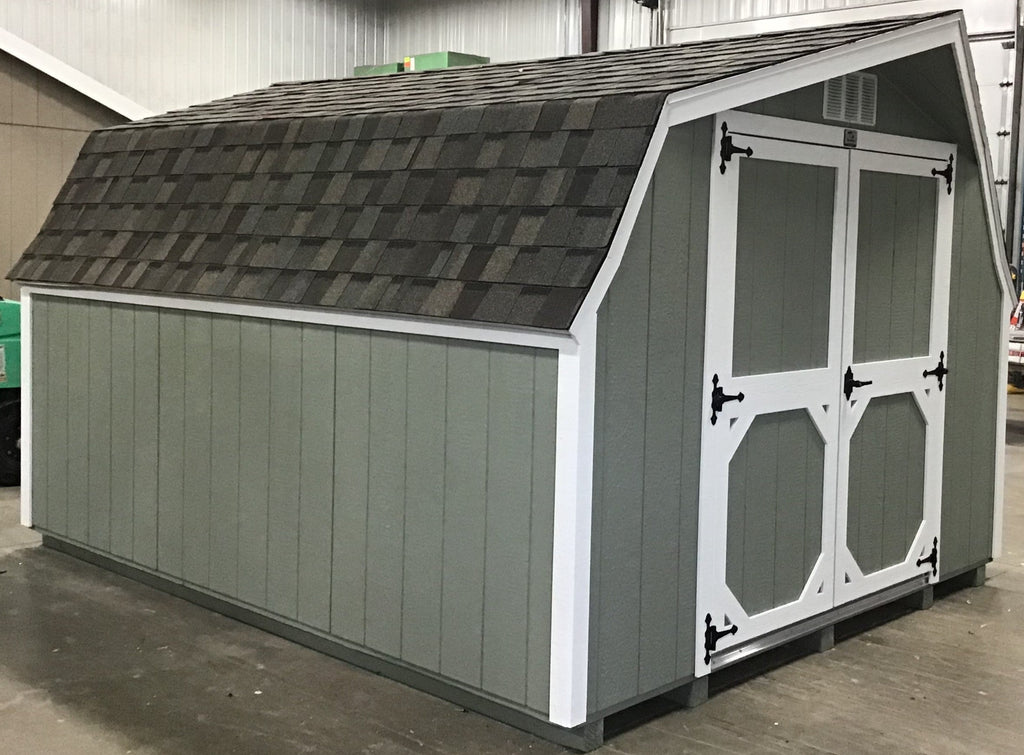 10X12 Everyday Backyard Shed Package With Wood Panel Siding Located in Willmar Minnesota