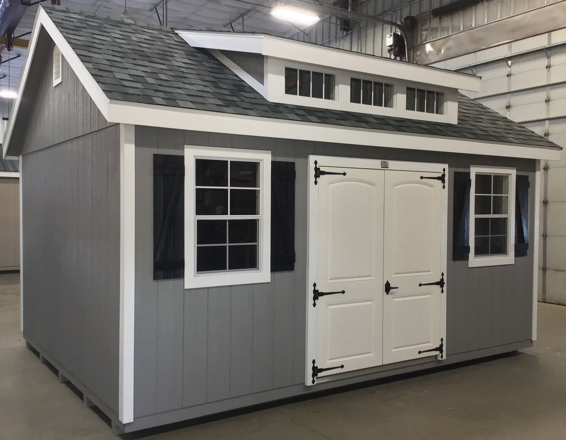 12X16 Garden Shed Package With Wood Panel Siding Located in Milbank So ...