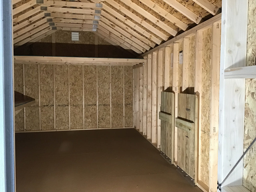 12X20 Everyday Backyard Shed Package XL With Wood Panel Siding Located in Delano Minnesota