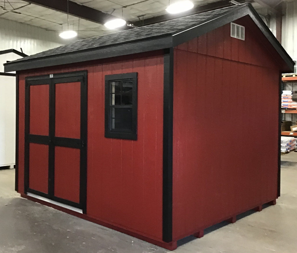 10X12 Everyday Backyard Shed Package With Wood Panel Siding Located in Sioux Falls South Dakota  Shirley Ave