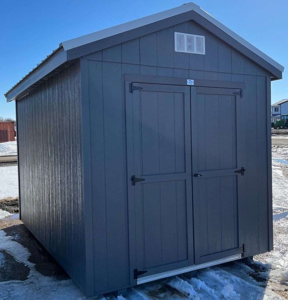 08X12 Utility Ranch Wood Panel Shed Located in Monticello Minnesota