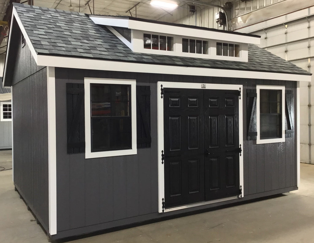 12X16 Garden Shed Package With Wood Panel Siding Located in Kimball Minnesota